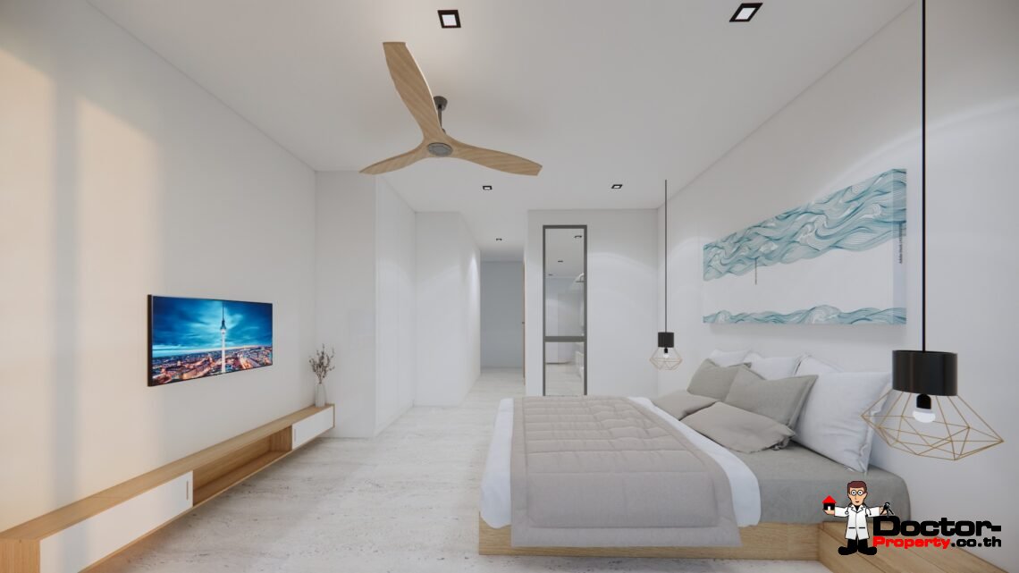 New 3 Bedroom Villa with Sea View and Pool – Chaweng Noi, Koh Samui – For Sale